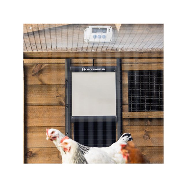 Komplet automatického otevírání a zavírání kurníku CHICKEN GUARD PRO 25 x 30 cm