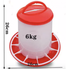 Tubusové krmítko pro kuřata a křepelky 6 kg