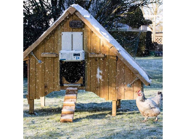 Komplet automatického otevírání a zavírání kurníku CHICKEN GUARD ALL IN ONE SOLAR