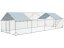 Výběh pro drůbež s bidlem PAWHUT D51-436V03SR, 3x8x1,95m