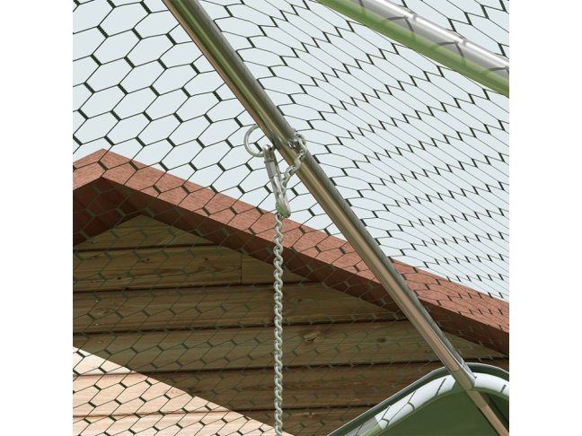 Výběh pro drůbež s bidlem PAWHUT D51-436V05SR, 3x6x1,95m