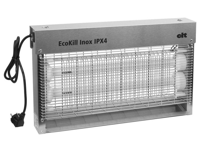 Elektrický lapač hmyzu KERBL ECOKILL INOX 2030 IPX4 2x15 W