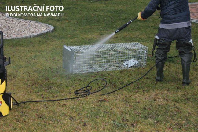 Profesionální past na lišky, kuny, vydry a kočky TRAP ST130x34x34K