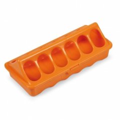 Žlabové krmítko pro drůbež plastové 20 cm