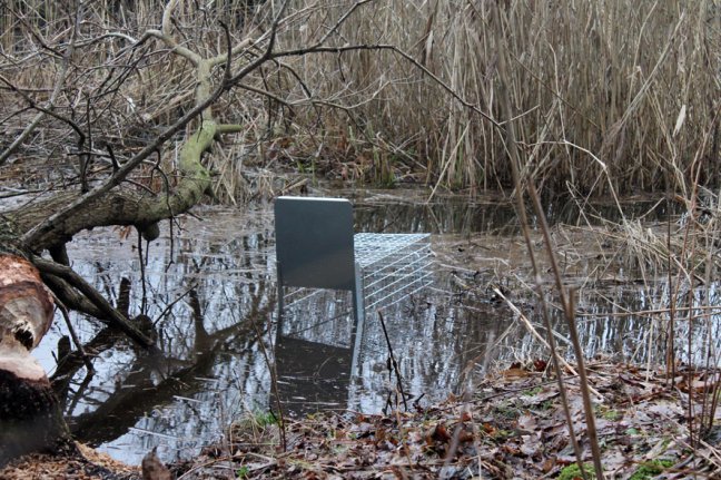 Profesionální past na lišky, kuny a kočky TRAP ST105x34x42