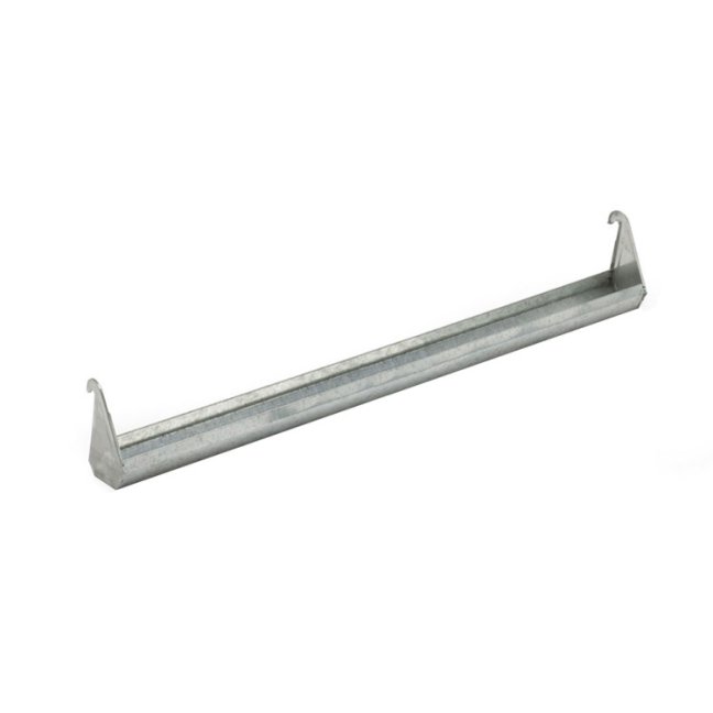 Závěsné žlabové krmítko pro kuřata a křepelky CF 80 cm plechové