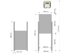 Komplet automatického otevírání a zavírání kurníku JOSTechnik HK-Bat 30x45 D