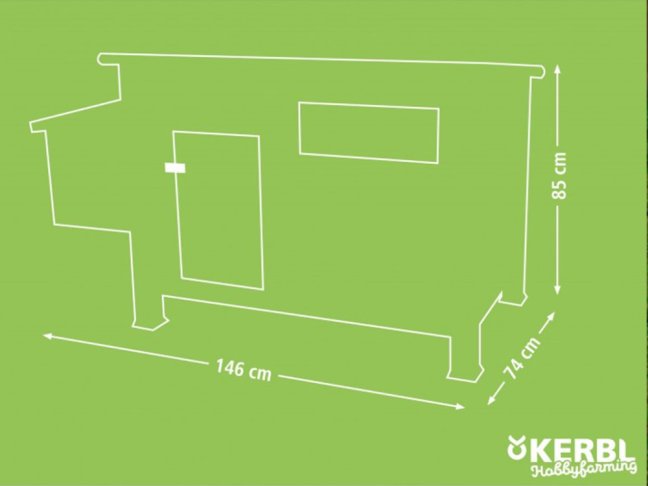 Kurník pro slepice KERBL 81702 EMMA