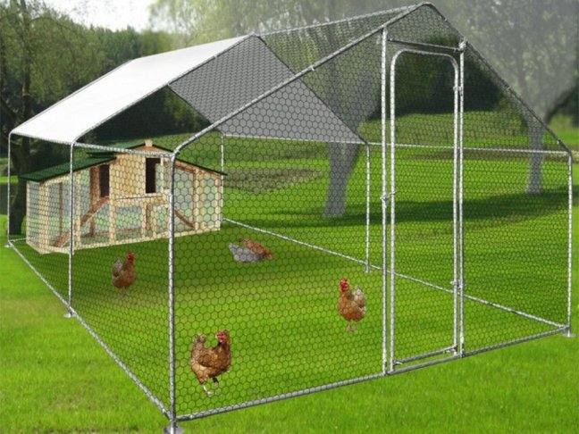 Kompletní výběh pro drůbež ZM 3x4x2,45 m