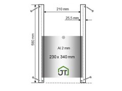 Komplet automatického otevírání a zavírání kurníku JOSTechnik HK-Bat 23x34 D