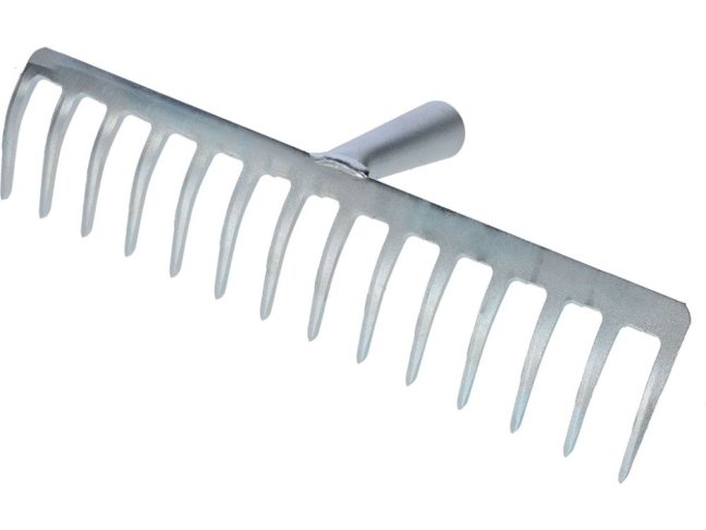 Hrábě kovové KERBL 41 cm