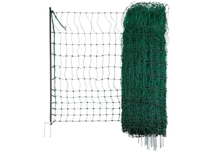 Nevodivá síť pro drůbež KERBL Premium 122 cm x 50 m / 2 hroty