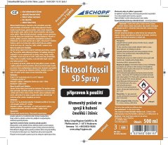 Křemenitý prášek ve spreji SCHOPF Ektosol fossil SD Spray 500 ml