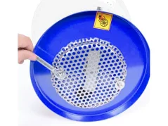 Elektrický šrotovník na obilí s barelovým zásobníkem MILL ETM BLUE - HP 1,5kW