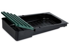 Plastový košík do kukaně pro slepice GAUN 10137 s víkem