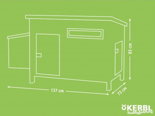 Kurník pro slepice KERBL 81731 BARNEY