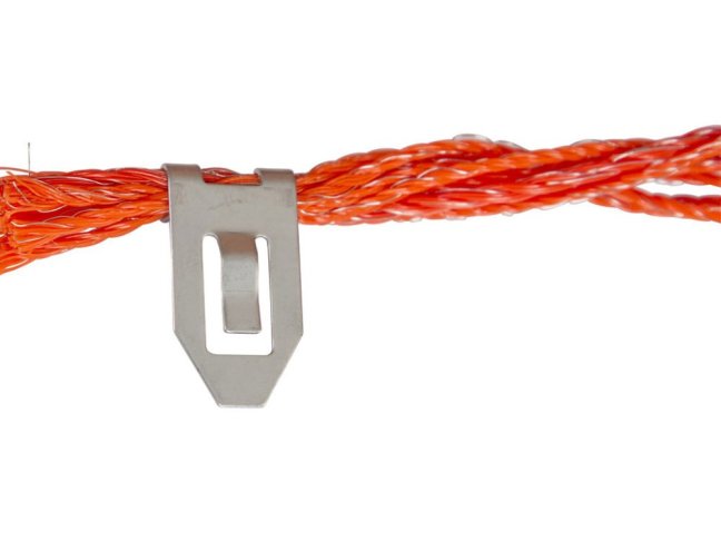 Vodivá síť pro drůbež KERBL 292271 106 cm x 50 m / 2 hroty, oranžová
