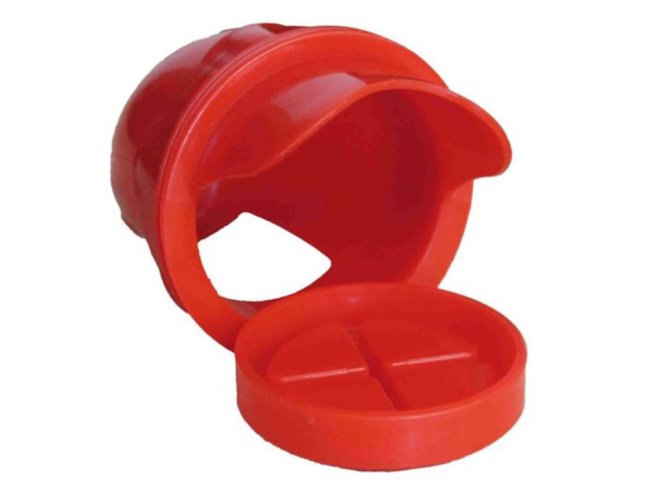 Barelové krmítko pro slepice GAUN 11485 20 l- 3 krmící otvory