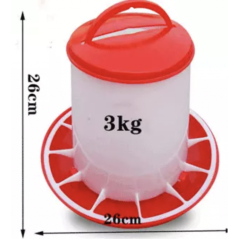Tubusové krmítko pro kuřata a křepelky 3 kg