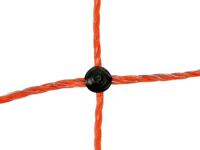 Vodivá síť pro drůbež KERBL 292271 106 cm x 50 m / 2 hroty, oranžová