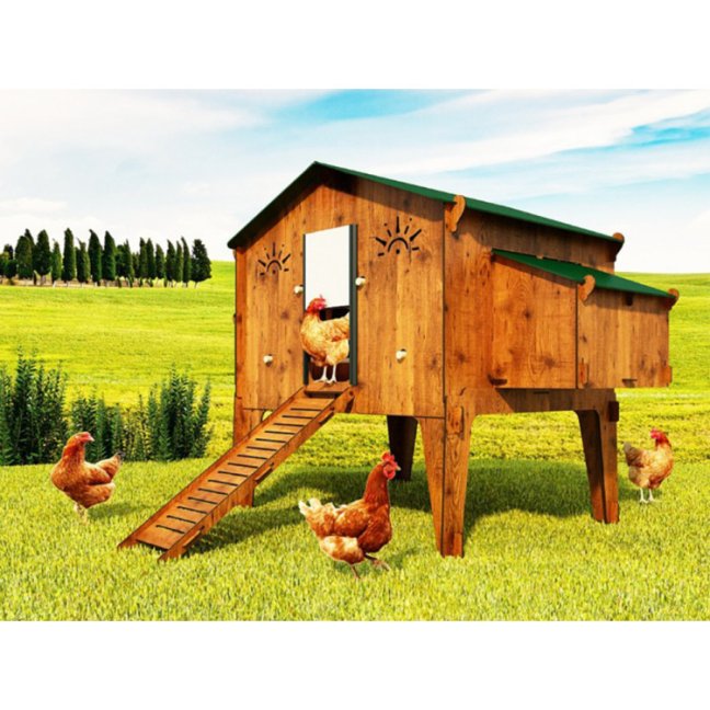 Kurník pro slepice POLLY DUPLEX 4XL