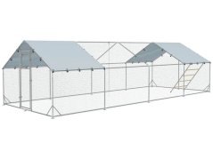 Výběh pro drůbež s bidlem PAWHUT D51-436V03SR, 3x8x1,95m