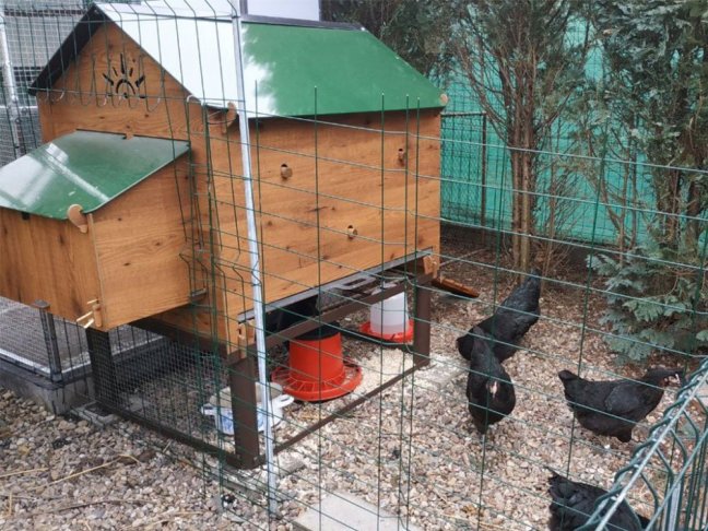 Laminátový kurník pro slepice Polly Classic 2XL