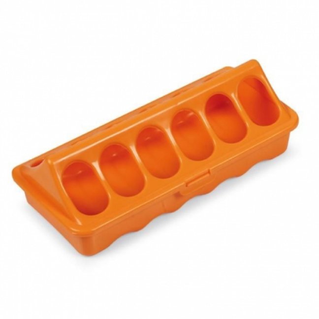 Žlabové krmítko pro drůbež plastové 30 cm