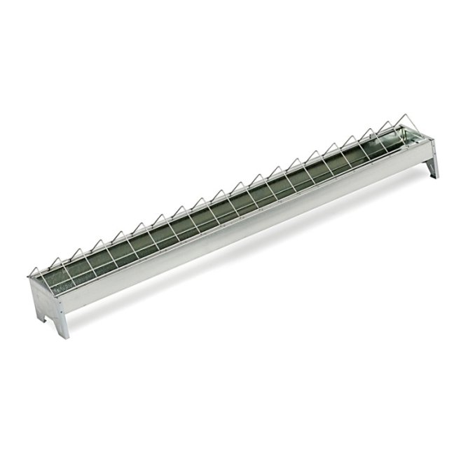 Žlabové krmítko pro slepice CF 13x100 cm pozinkované