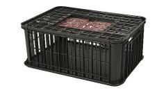 Přepravní box pro drůbež plastový černý