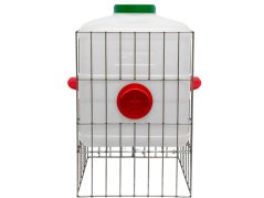 Barelové krmítko pro slepice GAUN 11485 20 l- 3 krmící otvory